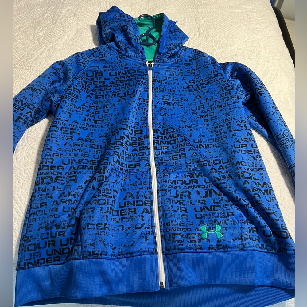 Worn once. Under Armour full zip hoodie. XL